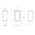 Стальная печь KRATKI KOZA AB S N O GLASS